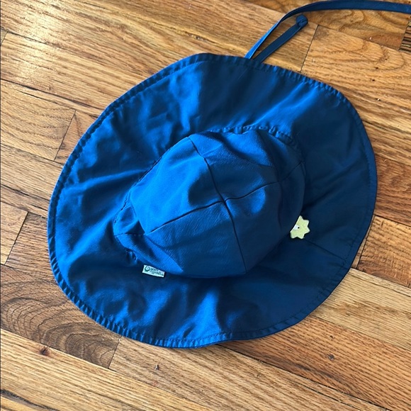 green sprouts Other - Blue Wide-Brimmed Sun Hat with Floppy Design